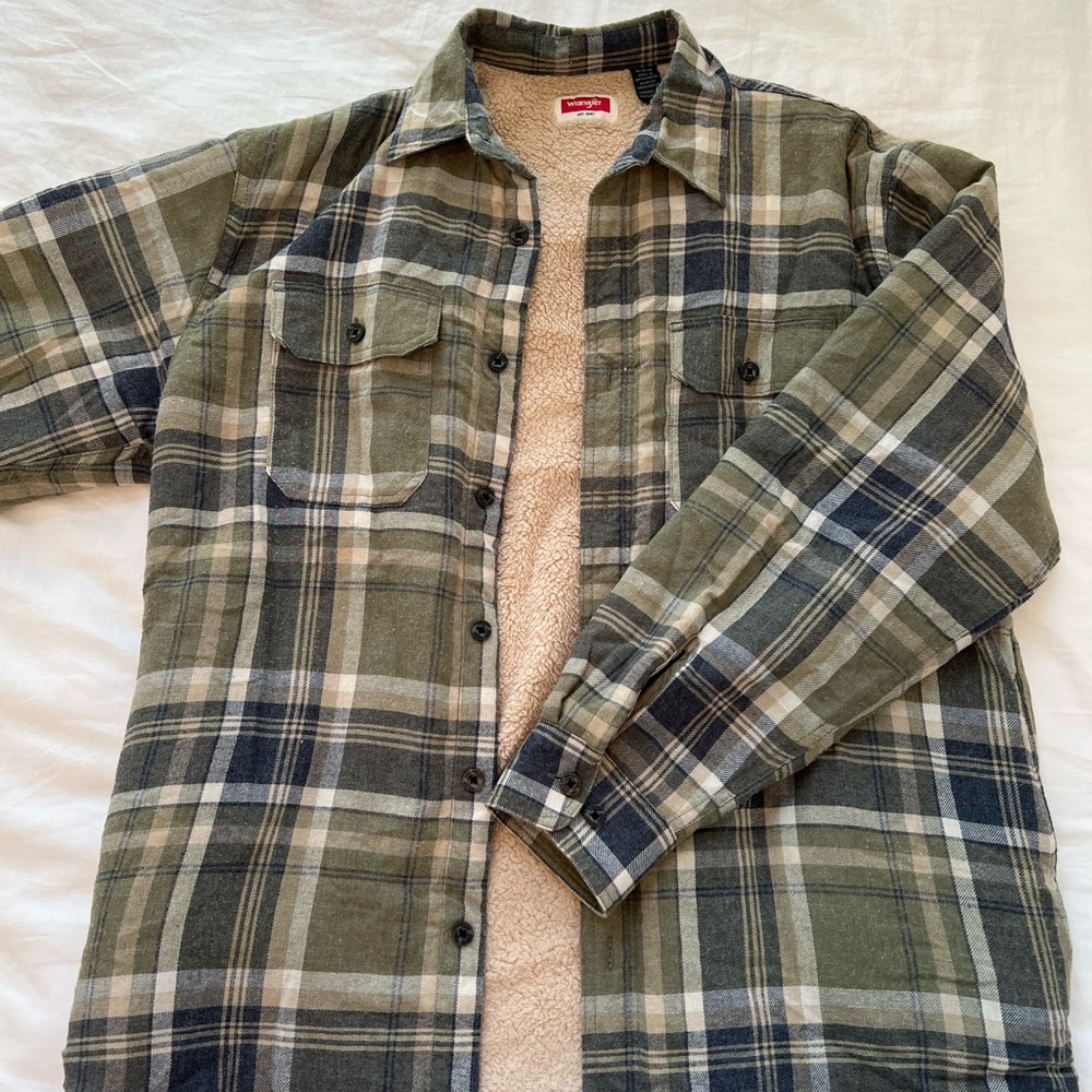 WRANGLER flannel sherpa